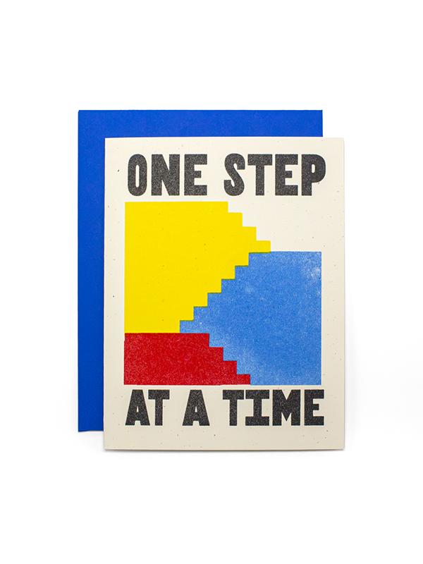 One Step At A Time Card