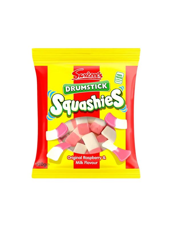 Drumstick Squashies: Original Raspberry/Milk