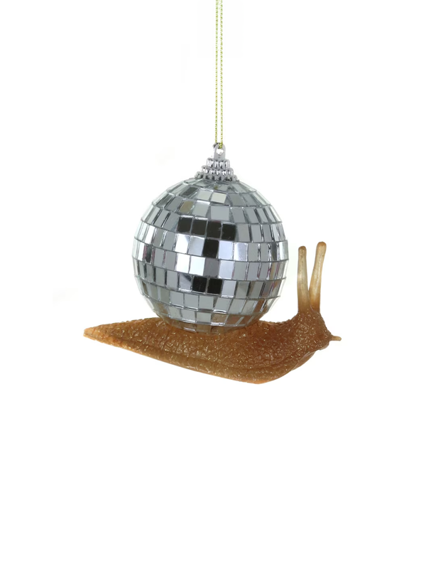 Disco Snail Ornament