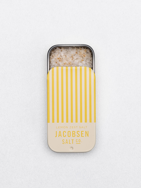Lemon Zest Infused Sea Salt Slide Tin