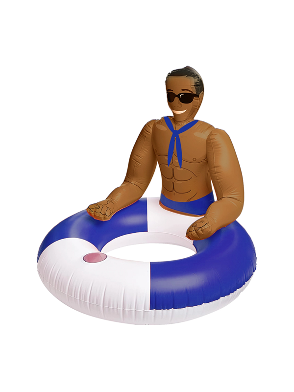Hunky Inflatable Sailor Pool Ring