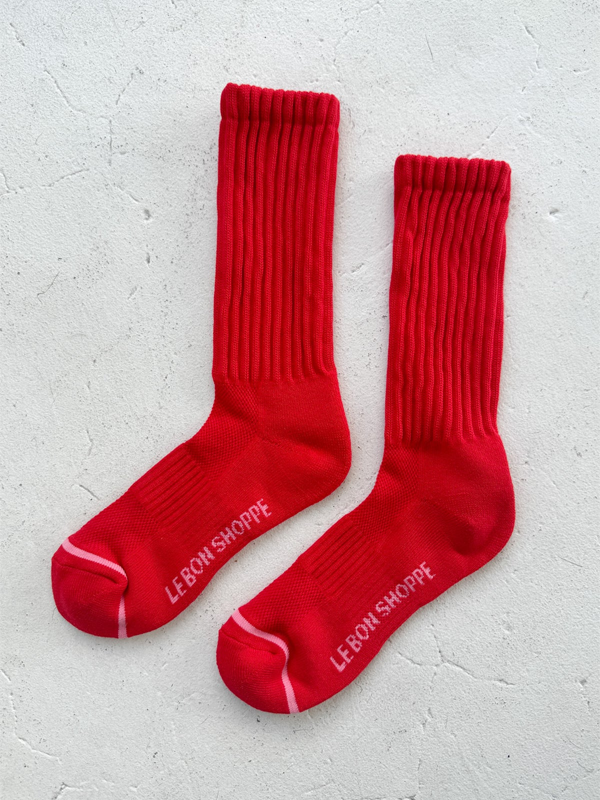 Ballet Socks: Strawberry