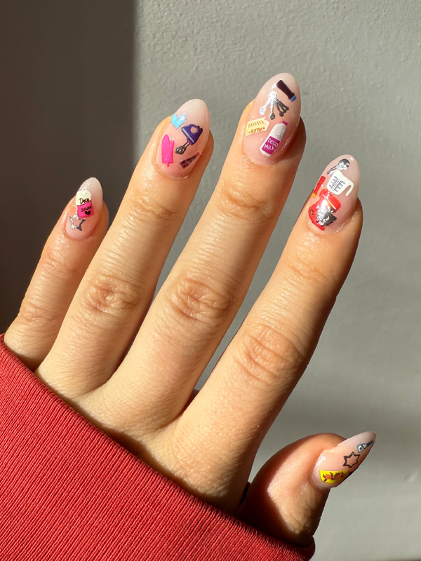 From Scratch Nail Art Stickers