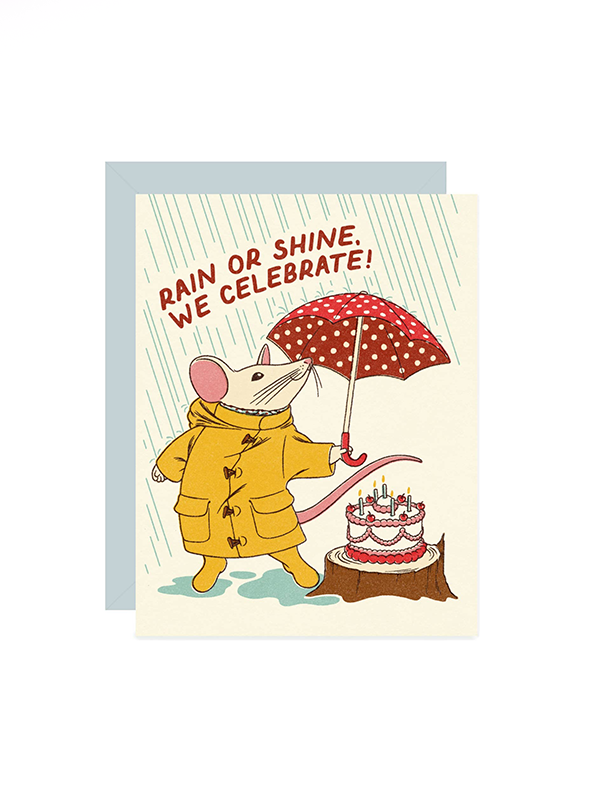 Rain or Shine Birthday Card