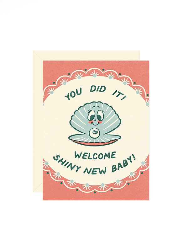 Pearl Baby Card