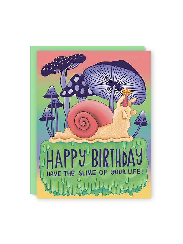 Snail Birthday Card