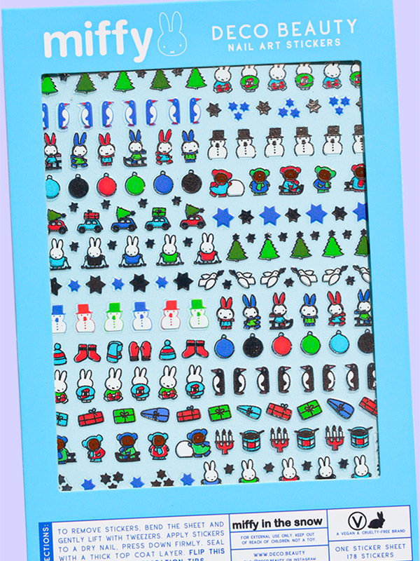 Miffy in the Snow Nail Art Stickers