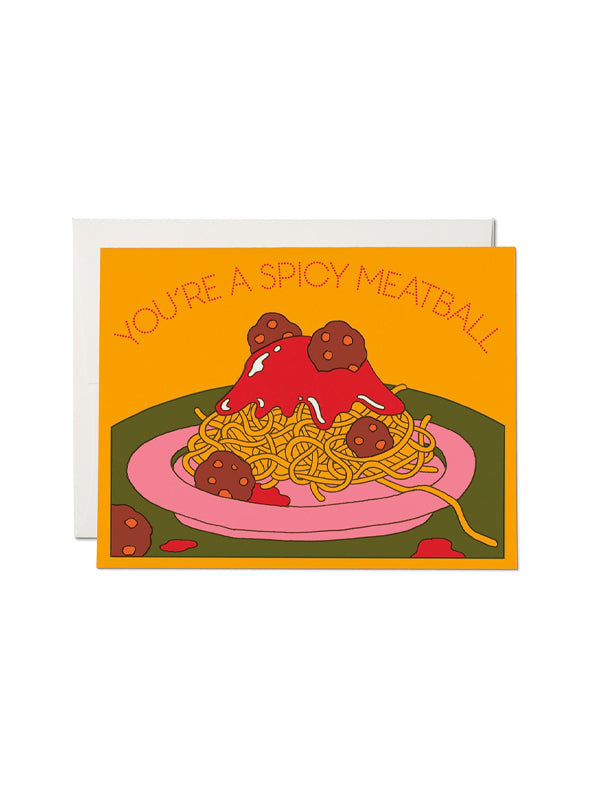 Spicy Meatball Card