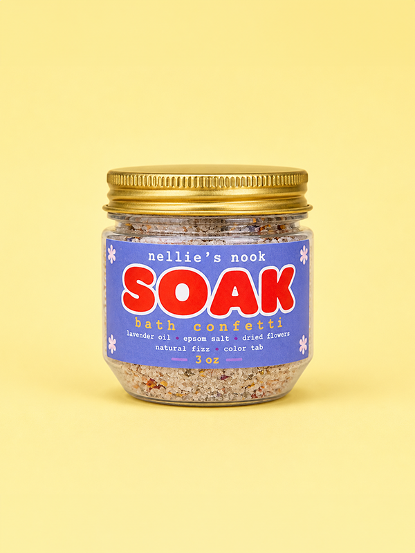 Soak Bath Confetti: Blue