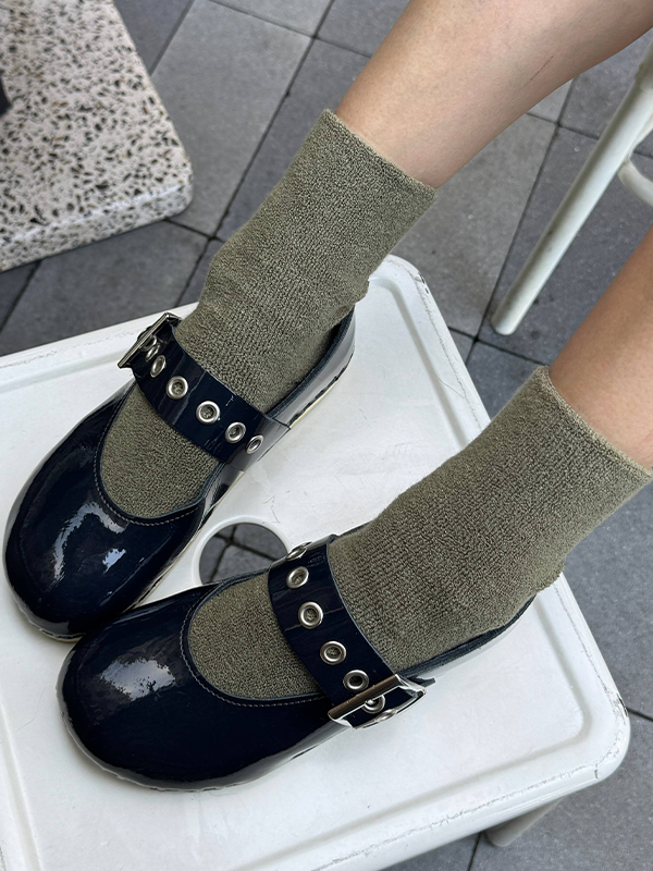 Cloud Socks: Muted Sage