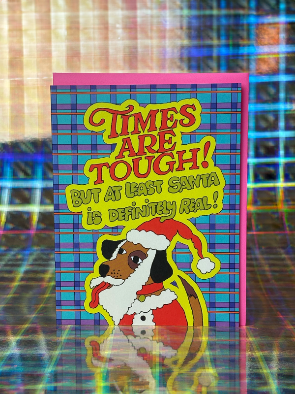 Tough Santa Card