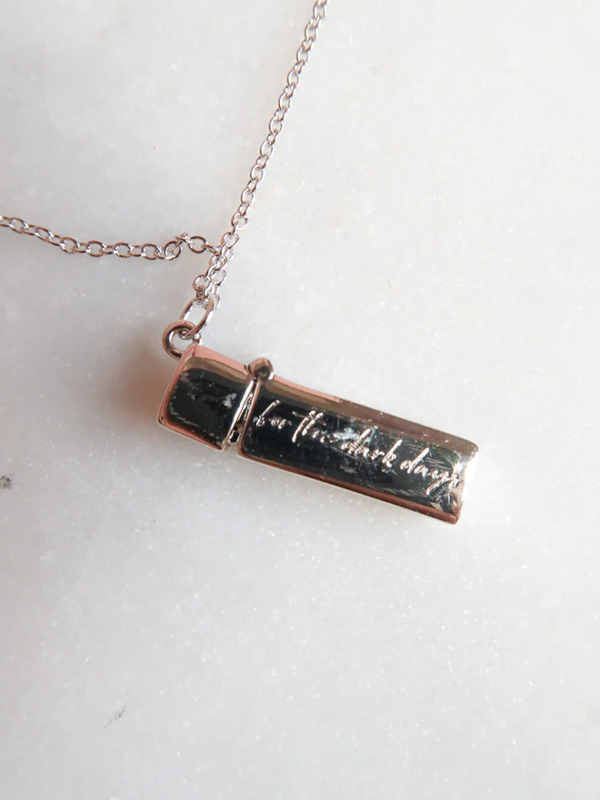 Fireheart Lighter Necklace: Silver