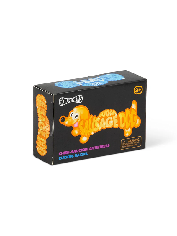 Scrunchems Sugar Sausage Dog Squishy Toy: Assorted