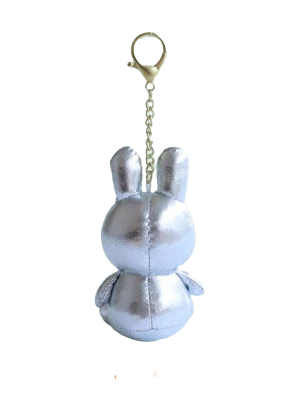 Glow-in-the-Dark Miffy Bag Charm: Silver