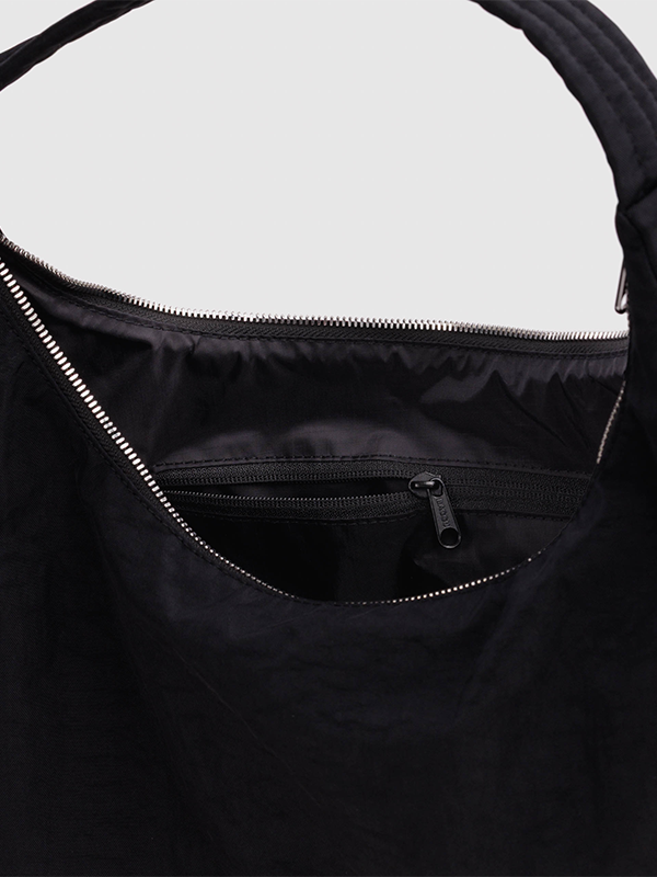 Nylon Shoulder Bag: Studs
