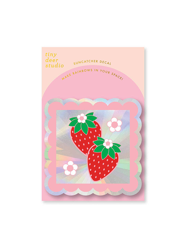 Suncatcher: Strawberry Stamp