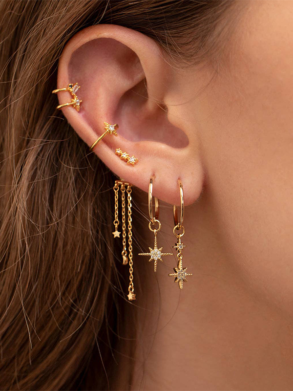 Meteor Shower Dangle Earrings