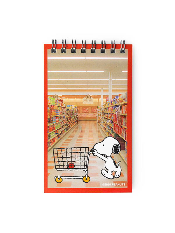 Mini Notebook: Snoopy Grocery