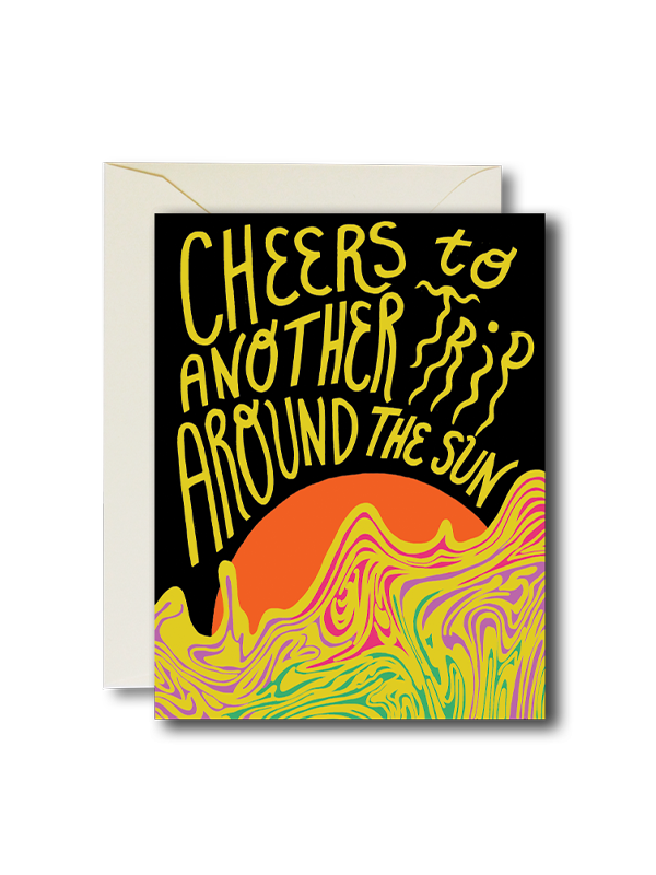 Trippy Birthday Card
