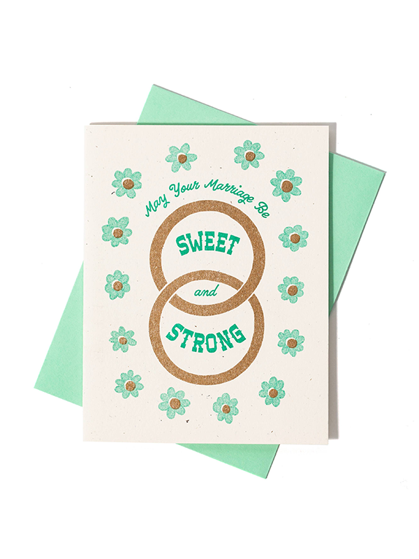 Sweet & Strong Marriage Card
