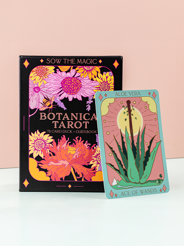 Botanical Tarot Deck + Guidebook