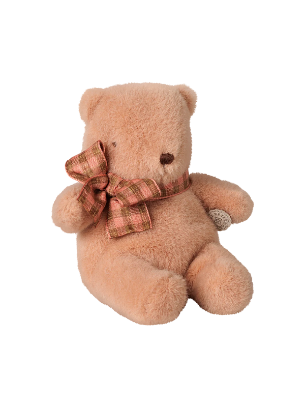 Mini Teddy Bear Plush: Vintage Rose