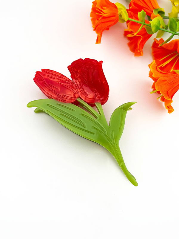 Double Tulip Hair Claw