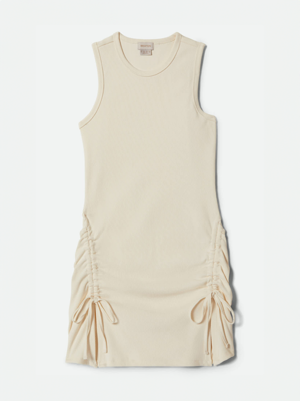 Ribbed Cinch Mini Dress