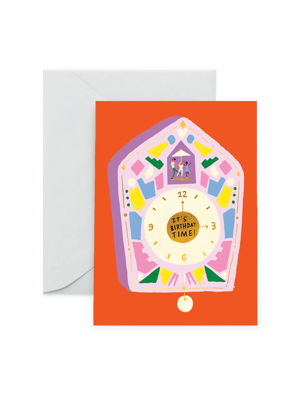 Cuckoo Clock Birthday Card