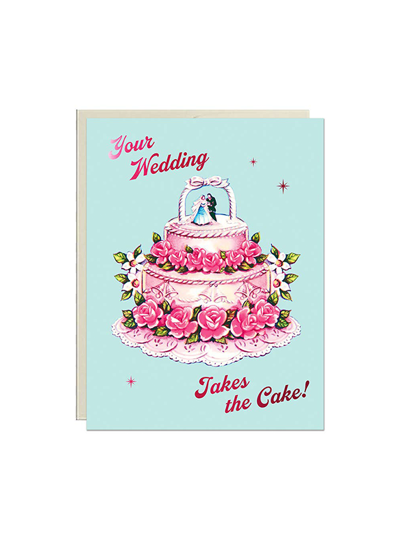 Wedding Takes The Cake Card