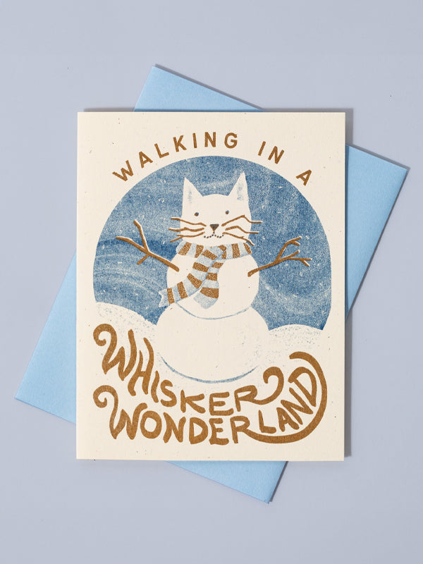 Walking In A Whisker Wonderland Card