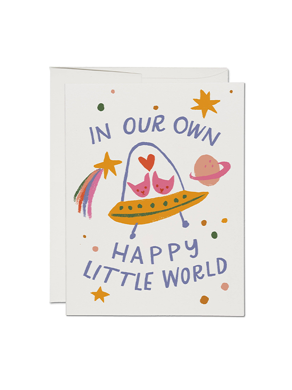 Happy Little World Card