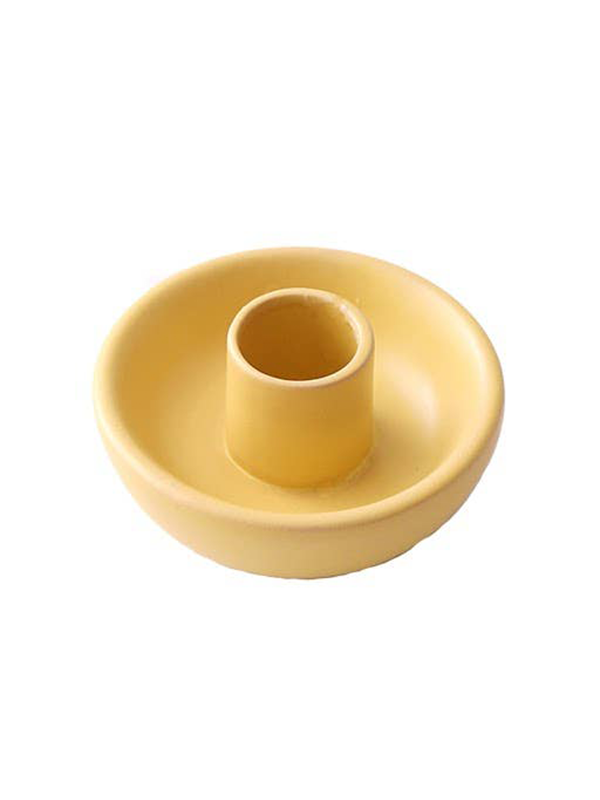 Ceramic Palo Santo Burner Bowl: Pastel Yellow