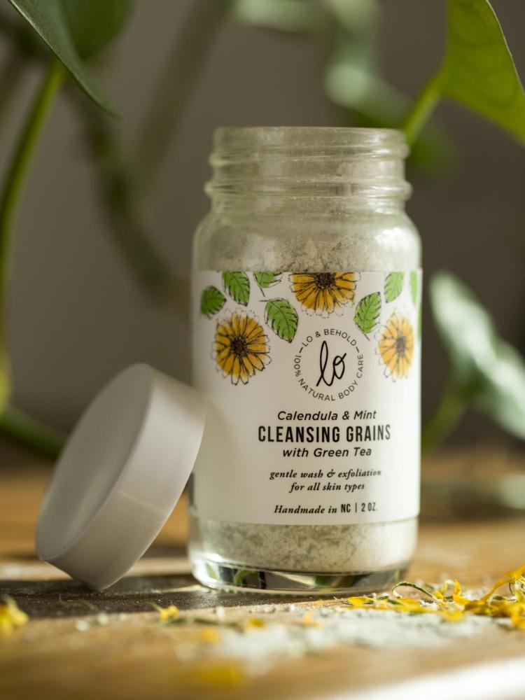 lo and behold calendula mint cleansing grains
