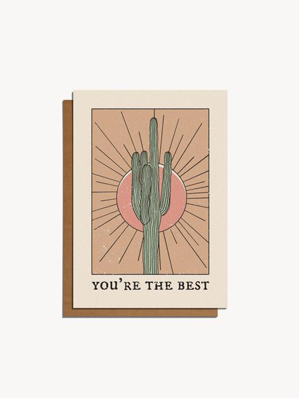 You're The Best Card (Cactus)