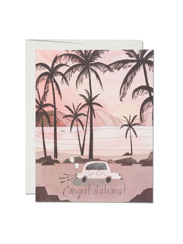 Getaway Car Wedding Card