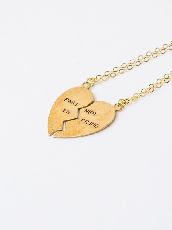 Partner In Crime Necklaces (Set of 2)