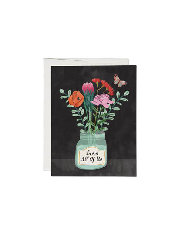 Flowers From Us Card