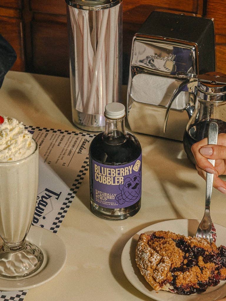 Blueberry Cobbler Syrup