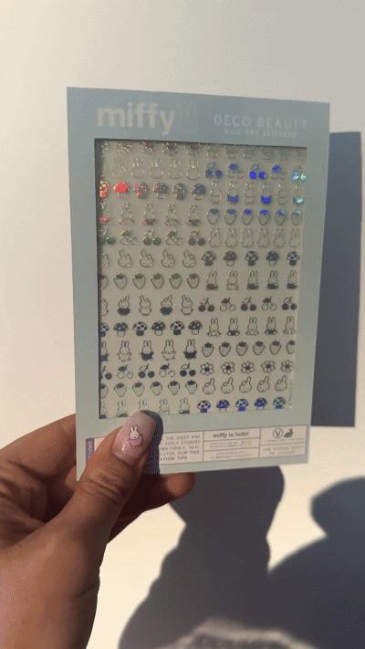 Miffy is Holo Nail Art Stickers