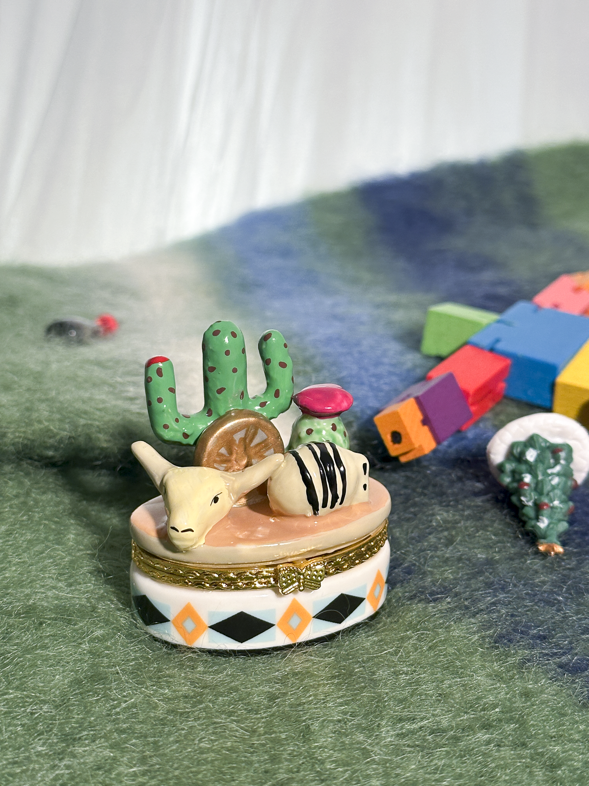 Trinket Box: Cactus & Skull