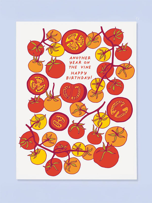 Tomato Birthday Card