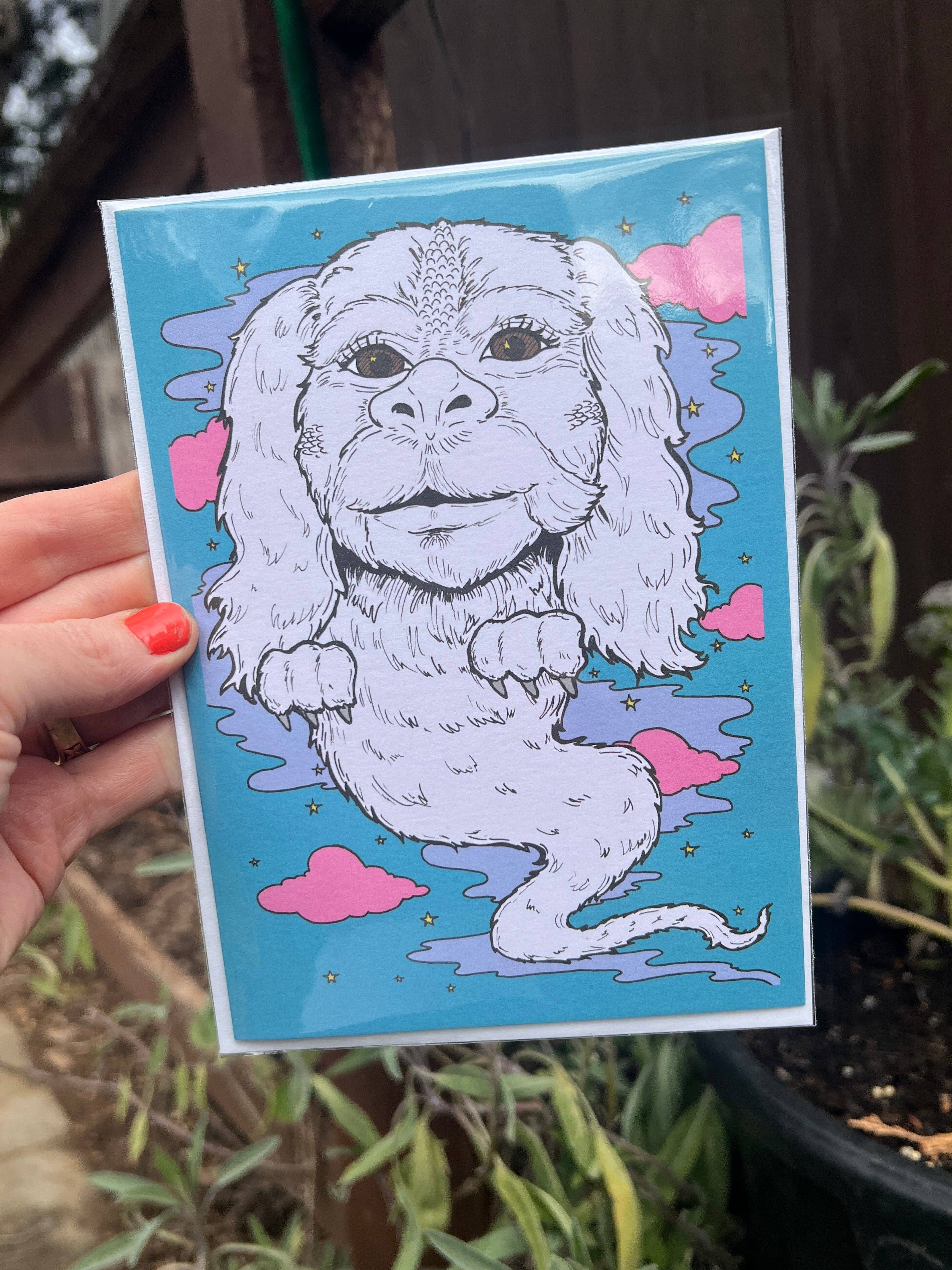 Neverending Story Falkor the Luck Dragon Card