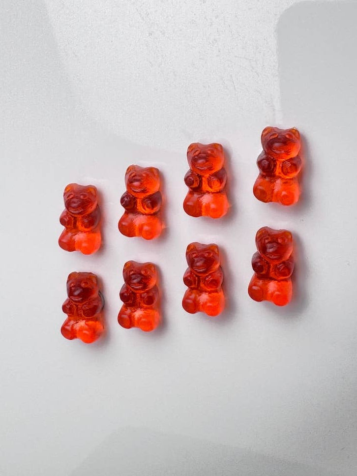 Resin Gummy Bear Magnets: Juicy Orange