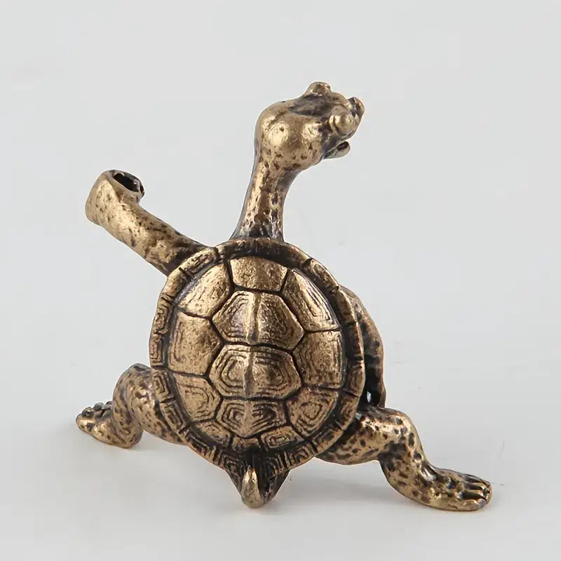 Incense Holder: Kung Fu Turtle (Bronze)
