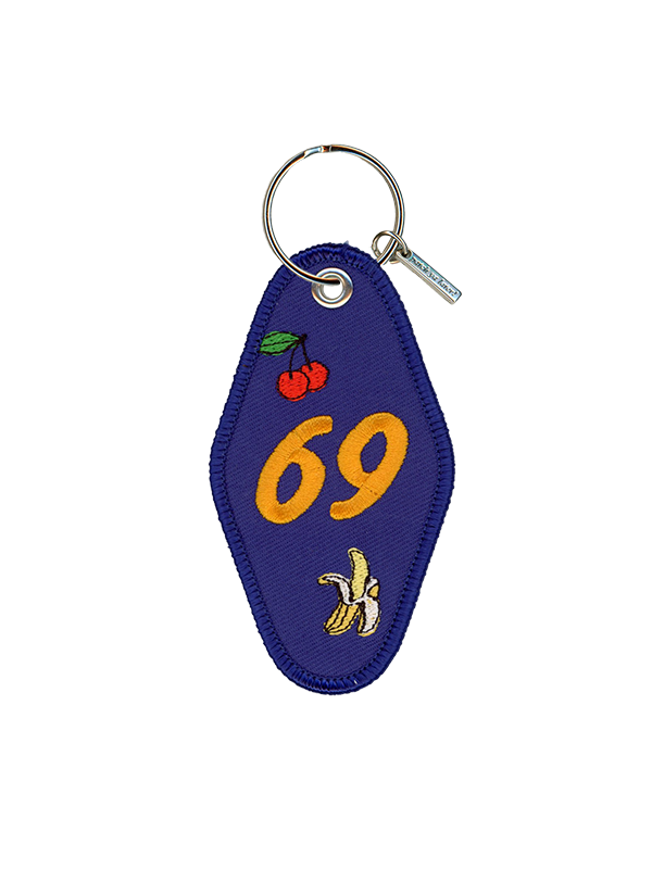 Embroidered Keychain: Breakfast of Champions