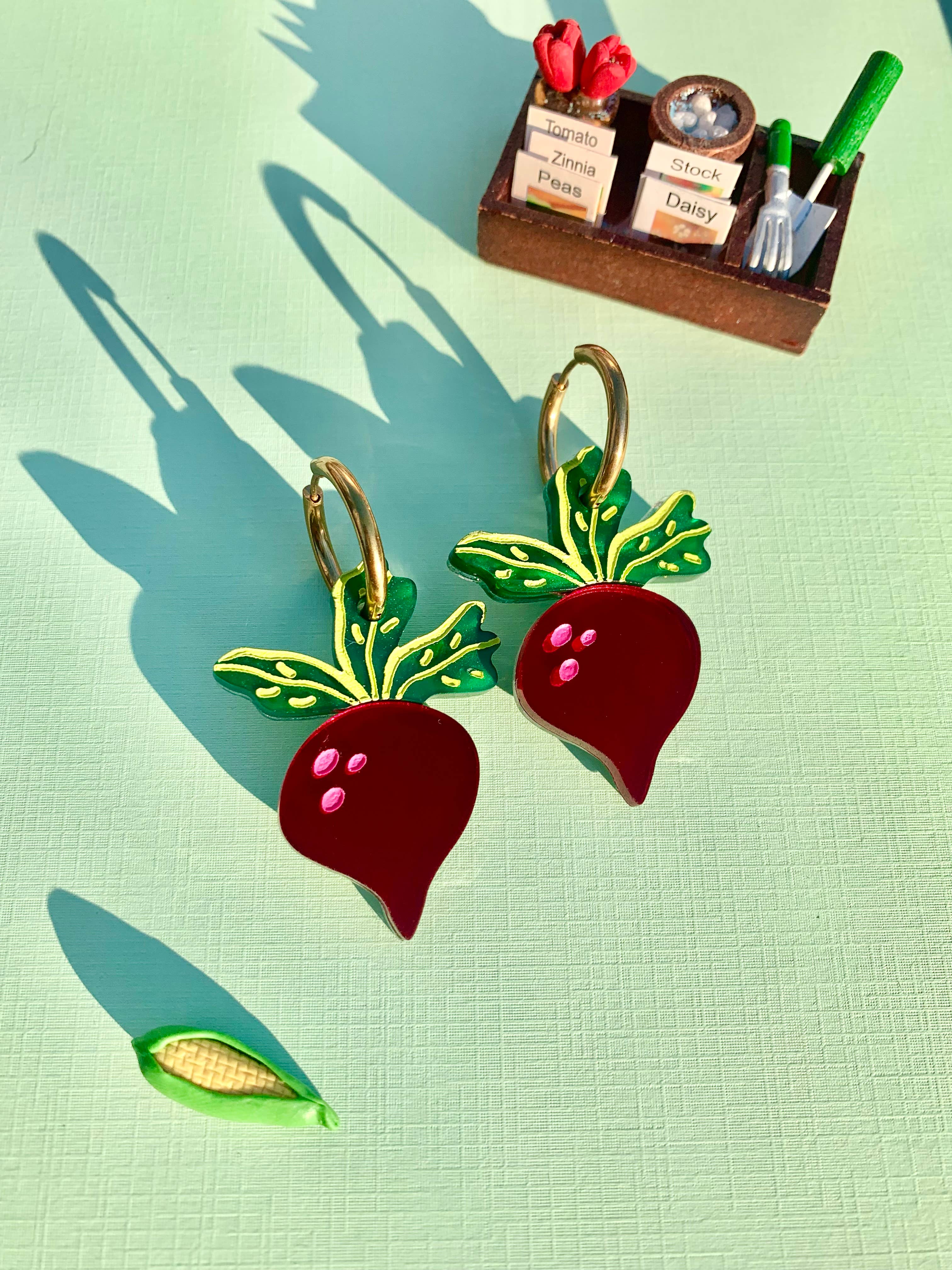 Just Beet It Earrings