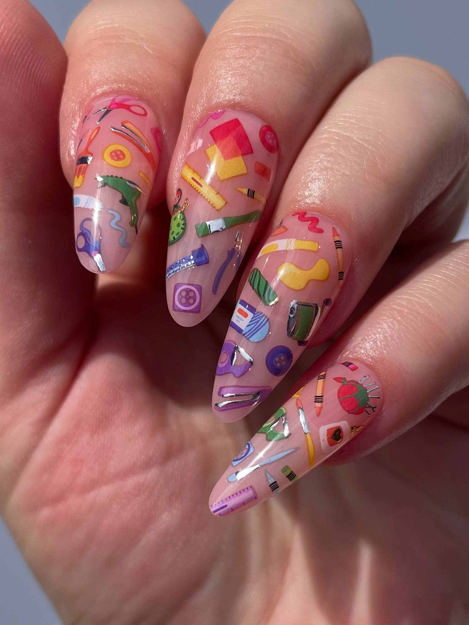 Craft Room Nail Art Stickers