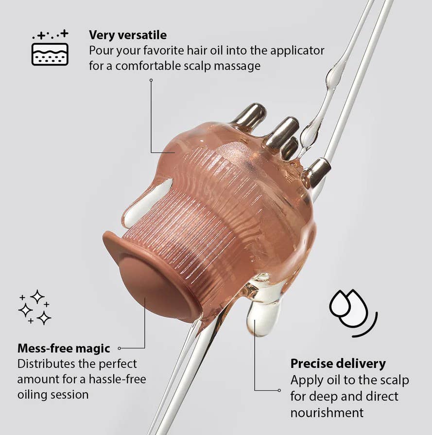 Scalp & Hair Oil Applicator: Terracotta