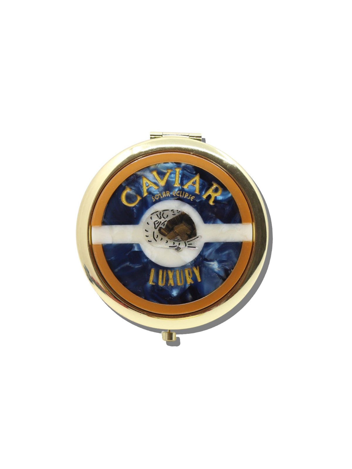 Handbag Hero Pill Compact: Caviar